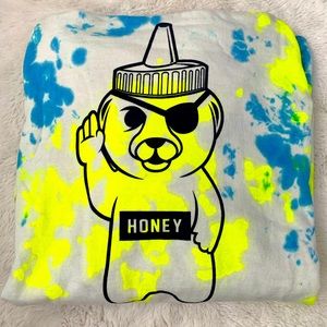Honey tie dyed hoodie